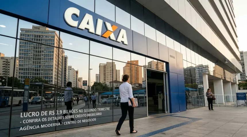 Lucro da Caixa Econômica Federal atinge R$ 3,9 bilhões no segundo trimestre de 2026 Lucro da Caixa Econômica Federal atinge R$ 3,9 bilhões no segundo trimestre de 2026