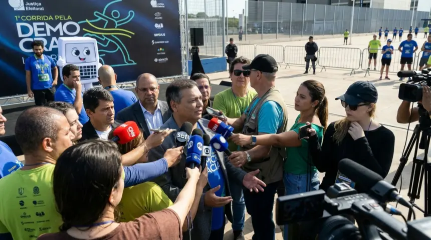 Nunes Marques reafirma transparência do sistema eleitoral em evento em Brasília Nunes Marques reafirma transparência do sistema eleitoral em evento em Brasília