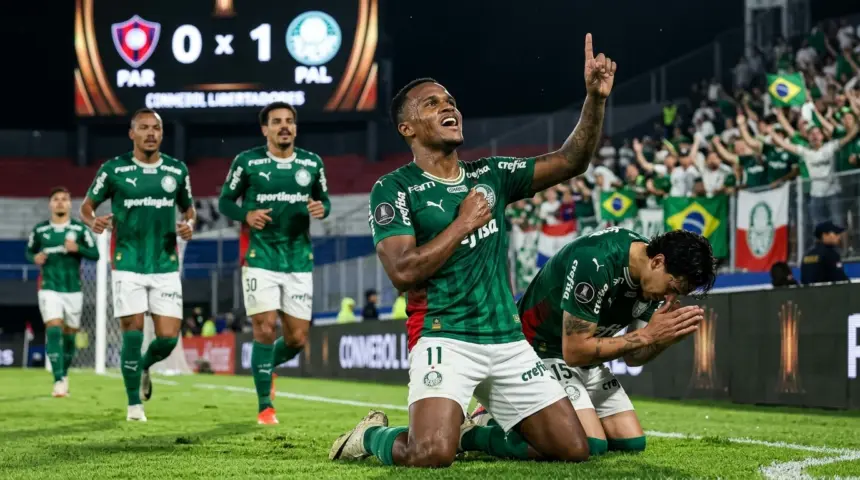 Palmeiras bate Cerro Porteño no Paraguai e avança às quartas da Libertadores