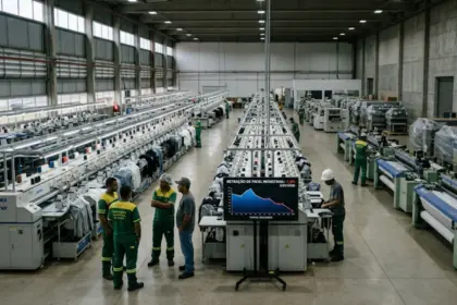 Produção industrial brasileira registra retração de 1,8% em junho