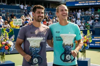 Rafael Matos e Orlando Luz conquistam o Masters 1000 de Cincinnati e chegam à décima vitória seguida