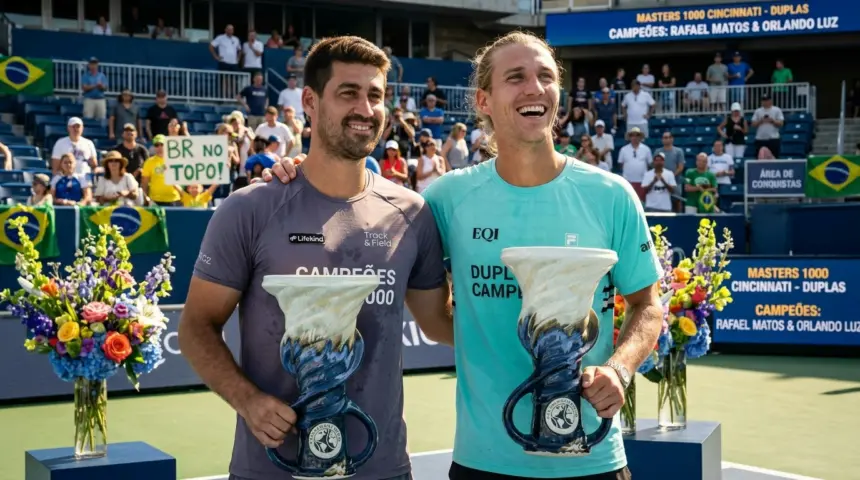Rafael Matos e Orlando Luz conquistam o Masters 1000 de Cincinnati e chegam à décima vitória seguida Rafael Matos e Orlando Luz conquistam o Masters 1000 de Cincinnati e chegam à décima vitória seguida