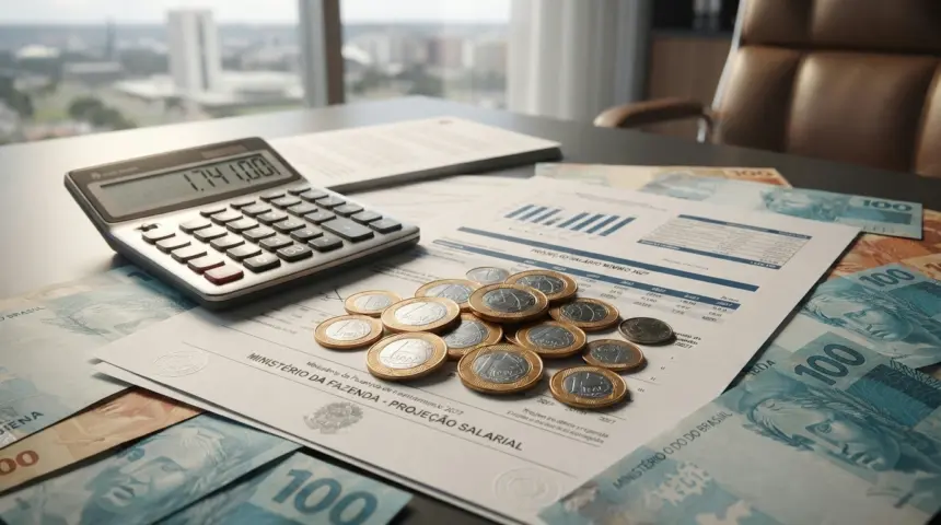 Salário mínimo de 2027 é projetado em R$ 1.741 pelo governo federal