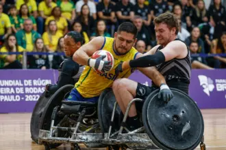 Seleção brasileira encerra mundial de rúgbi em cadeira de rodas na 11ª colocação