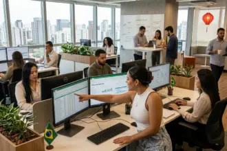 Setor de serviços registra 15,9 milhões de ocupados com média salarial de 2,2 mínimos