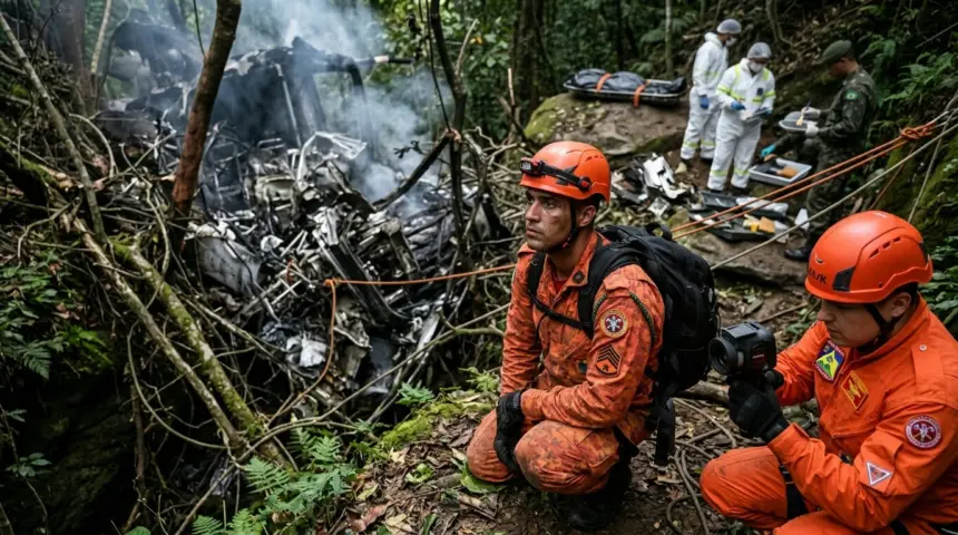 Tribunal libera cremação de três colombianas mortas em queda de helicóptero no Rio