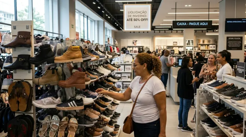 Vendas no comércio brasileiro registram alta de 0,5% em junho
