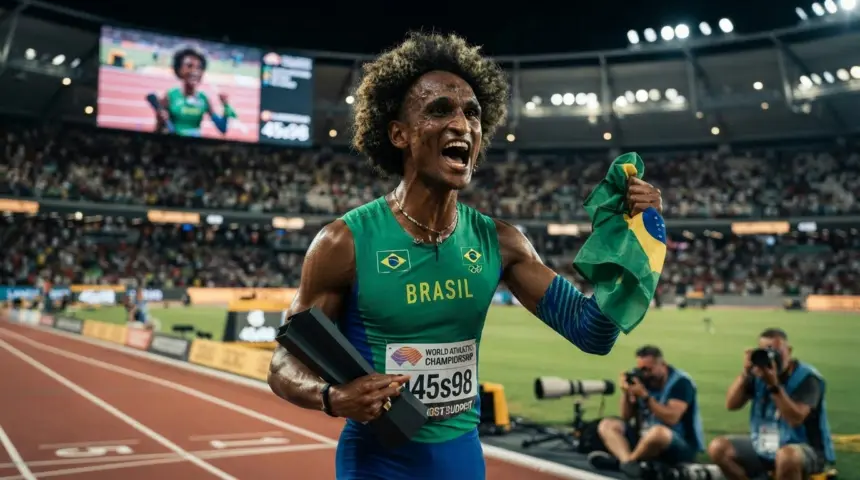 Alison dos Santos conquista o Mundial de Atletismo Ultimate em Budapeste Alison dos Santos conquista o Mundial de Atletismo Ultimate em Budapeste