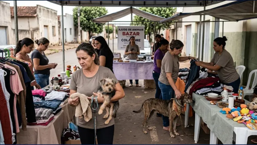 ASPAGO promove bazar beneficente para ajudar animais resgatados em Goianésia