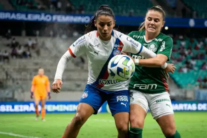Bahia e Palmeiras empatam na ida das quartas do Brasileirão Feminino e decidem vaga na sexta