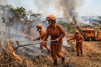 Bombeiros Goianésia atendem três incêndios ao mesmo tempo