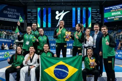 Brasil conquista quatro medalhas no Grand Prix de parataekwondo em Muju com ouro de Silvana Fernandes