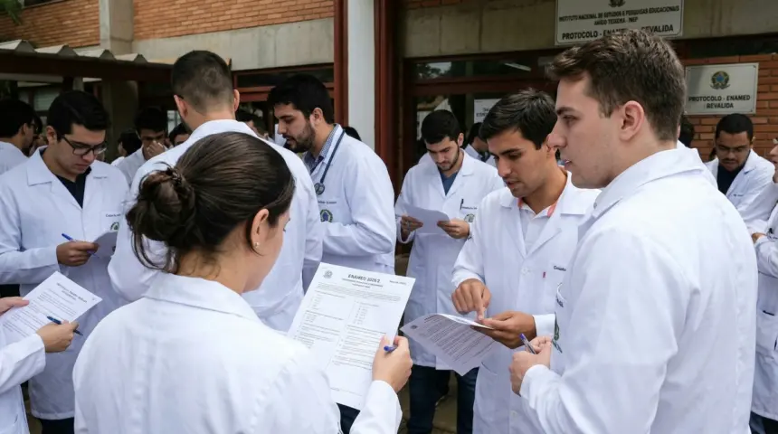 Candidatos têm até quinta-feira para contestar gabaritos do Enamed 2026 e Revalida 2026/2 no Inep