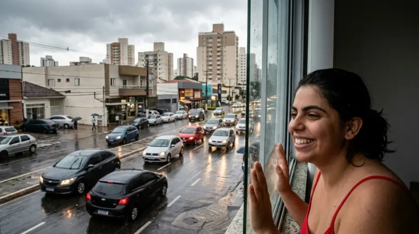 Chuva em Goiânia interrompe onda de calor e traz alívio aos moradores