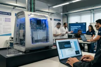 Computador quântico educacional chega ao Senai para preparar profissionais do futuro