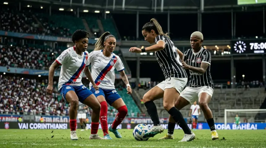 Corinthians derrota Bahia na Fonte Nova e sai na frente por vaga na final do Brasileiro Feminino Corinthians derrota Bahia na Fonte Nova e sai na frente por vaga na final do Brasileiro Feminino