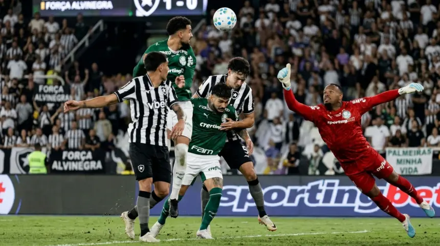 Empate entre Botafogo e Palmeiras consolida Flamengo na liderança do Brasileirão Empate entre Botafogo e Palmeiras consolida Flamengo na liderança do Brasileirão