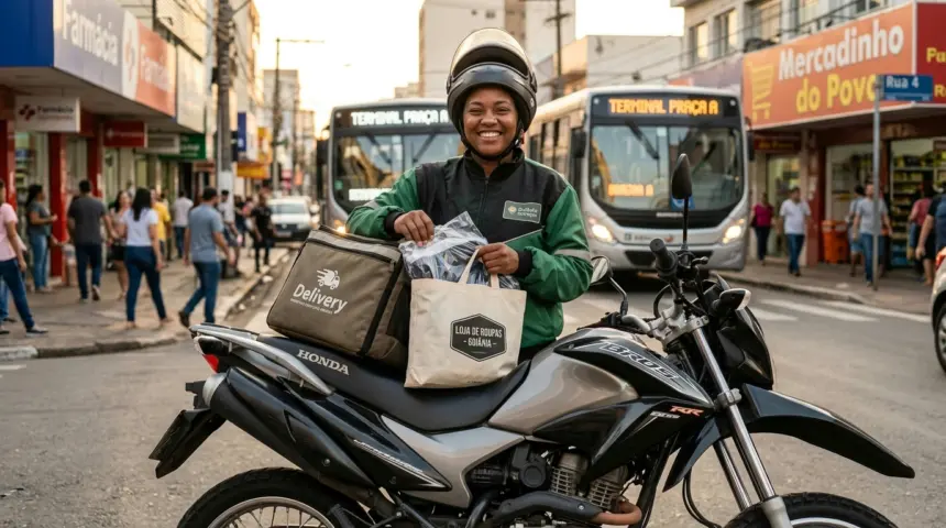 Entregadora recupera mercadoria avaliada em três mil reais após campanha em Goiânia Entregadora recupera mercadoria avaliada em três mil reais após campanha em Goiânia