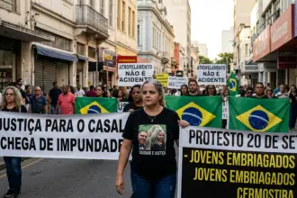 Familiares de casal morto em atropelamento em Goiânia organizam protesto por justiça