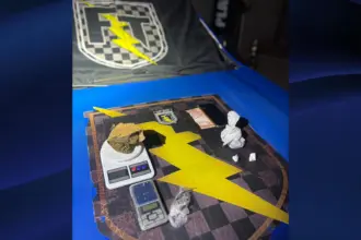 Força Tática Goianésia prende suspeito de tráfico com 150 gramas de drogas no Bairro Amigo