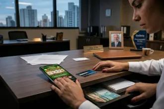 Funcionária desvia dinheiro de empresário para apostar em jogo online em Goiânia