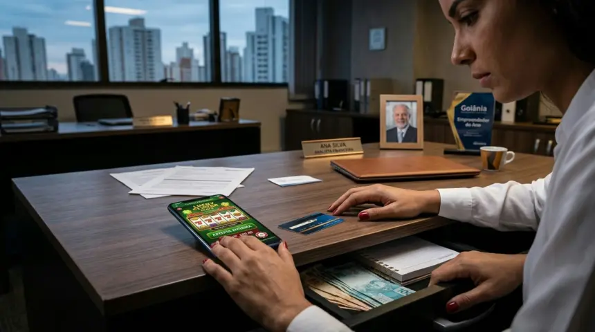 Funcionária desvia dinheiro de empresário para apostar em jogo online em Goiânia Funcionária desvia dinheiro de empresário para apostar em jogo online em Goiânia