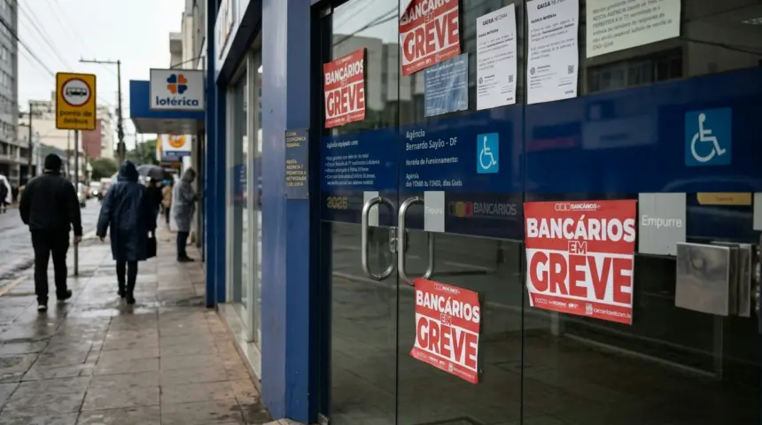 Greve nacional da Caixa continua após rejeição de proposta pelos bancários