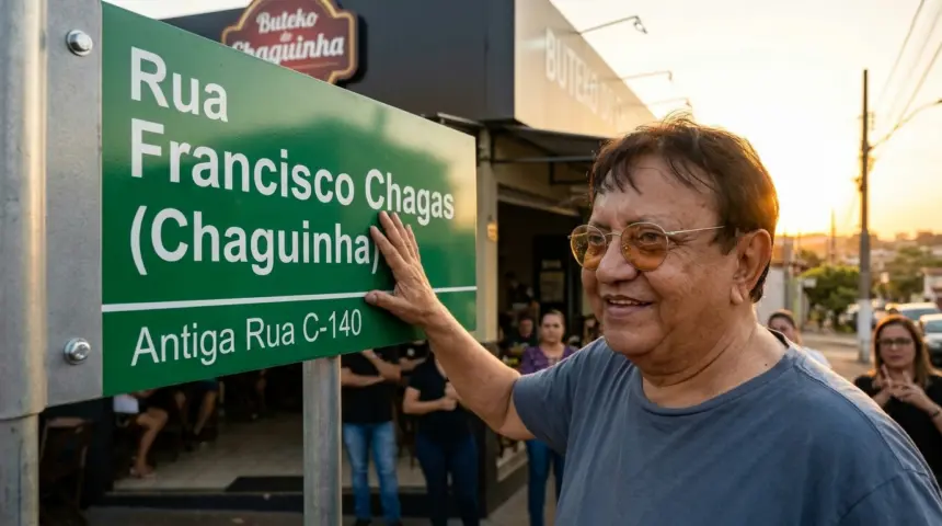 Homenagem póstuma altera nome de via pública no Jardim América em Goiânia Homenagem póstuma altera nome de via pública no Jardim América em Goiânia