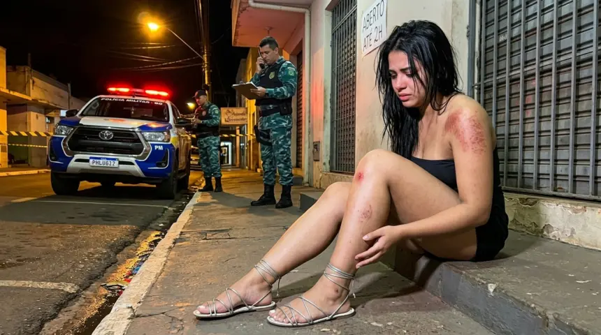 Jovem é agredida e atropelada após desentendimento em bar no centro de Anápolis