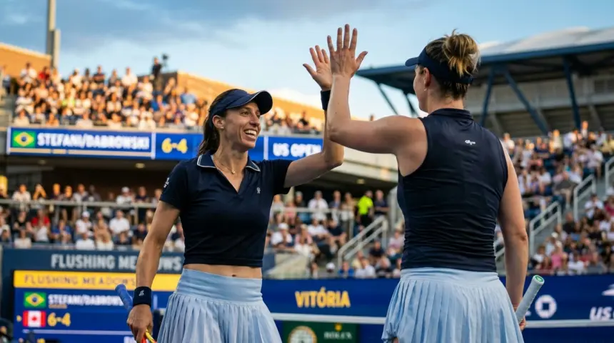 Luisa Stefani avança no US Open e confirma vaga no WTA Finals Luisa Stefani avança no US Open e confirma vaga no WTA Finals