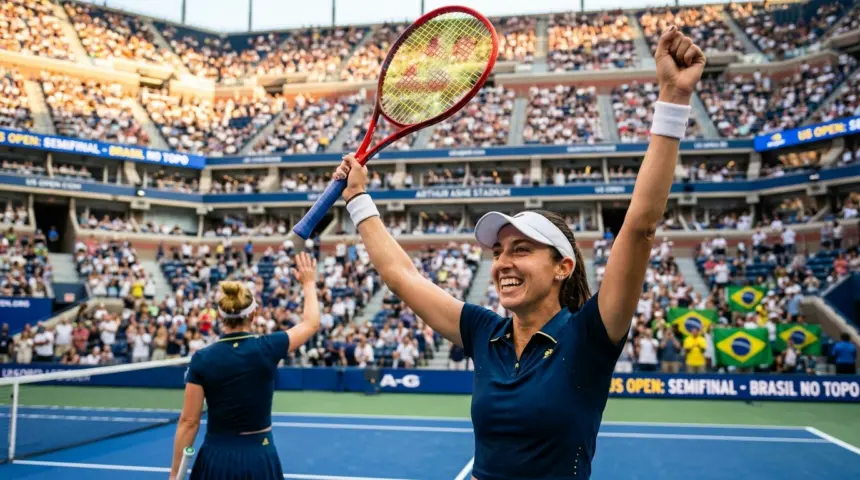 Luisa Stefani busca vaga na final do US Open e projeta ascensão no ranking mundial Luisa Stefani busca vaga na final do US Open e projeta ascensão no ranking mundial