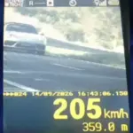 PRF flagra veículo a mais de 200 km/h na Br-153