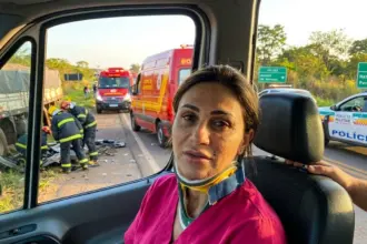 Psicoterapeuta sobrevive a acidente grave com caminhão na rodovia Go-222 em Anápolis