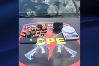 Suspeito de tráfico é preso pela CPE Goianésia em Santa Rita