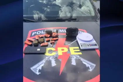 Suspeito de tráfico é preso pela CPE Goianésia em Santa Rita